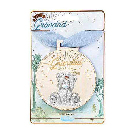 Grandad Me to You Bear Keepsake Wooden Medal £3.99